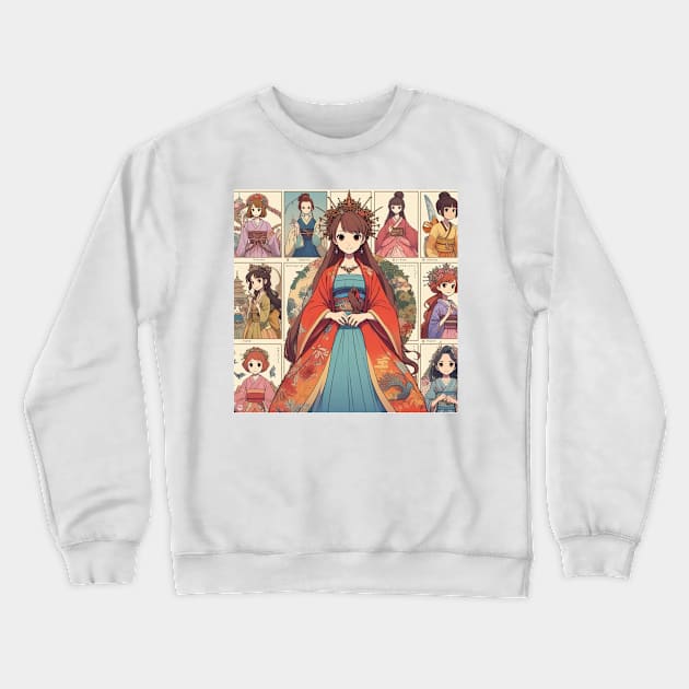 princess Crewneck Sweatshirt by  Nelli 